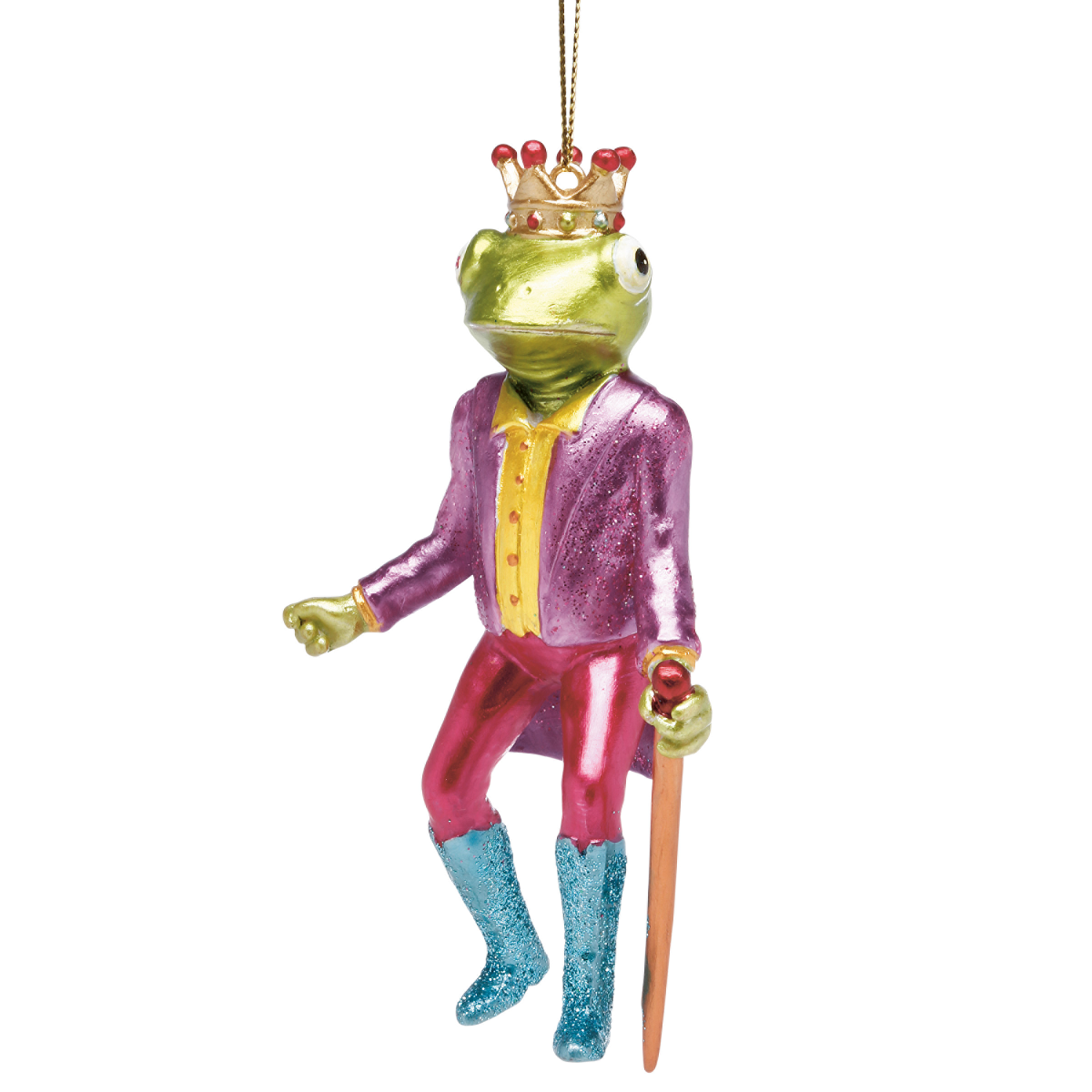 HANG ON Anhänger Froschkönig aus Polyresin