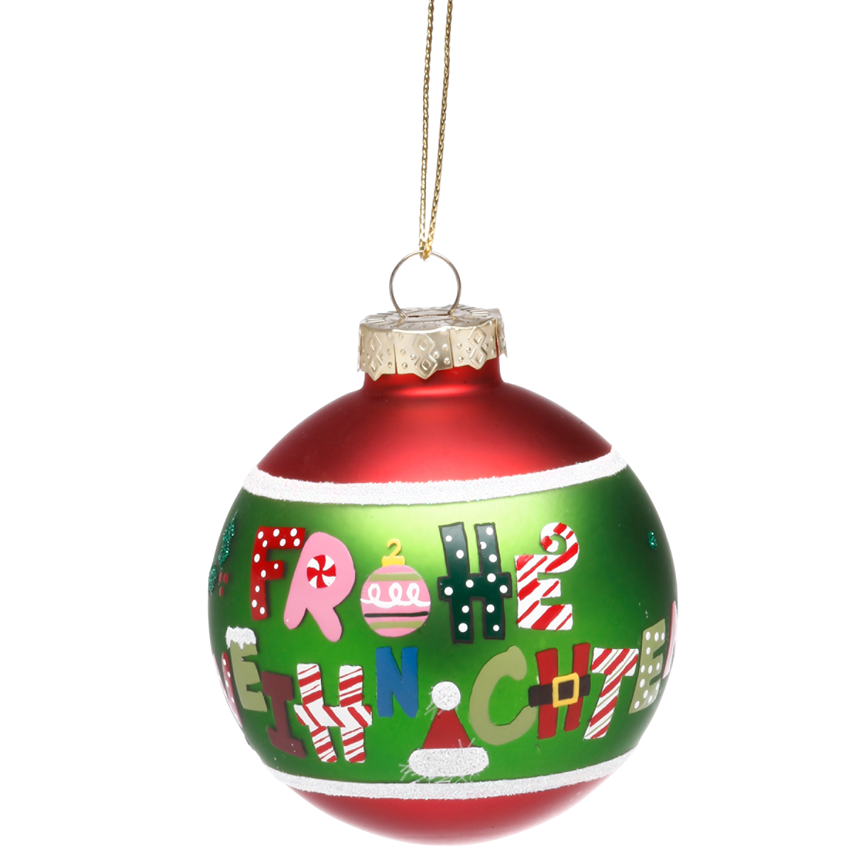 HANG ON Kugel ´Frohe Weihnachten´