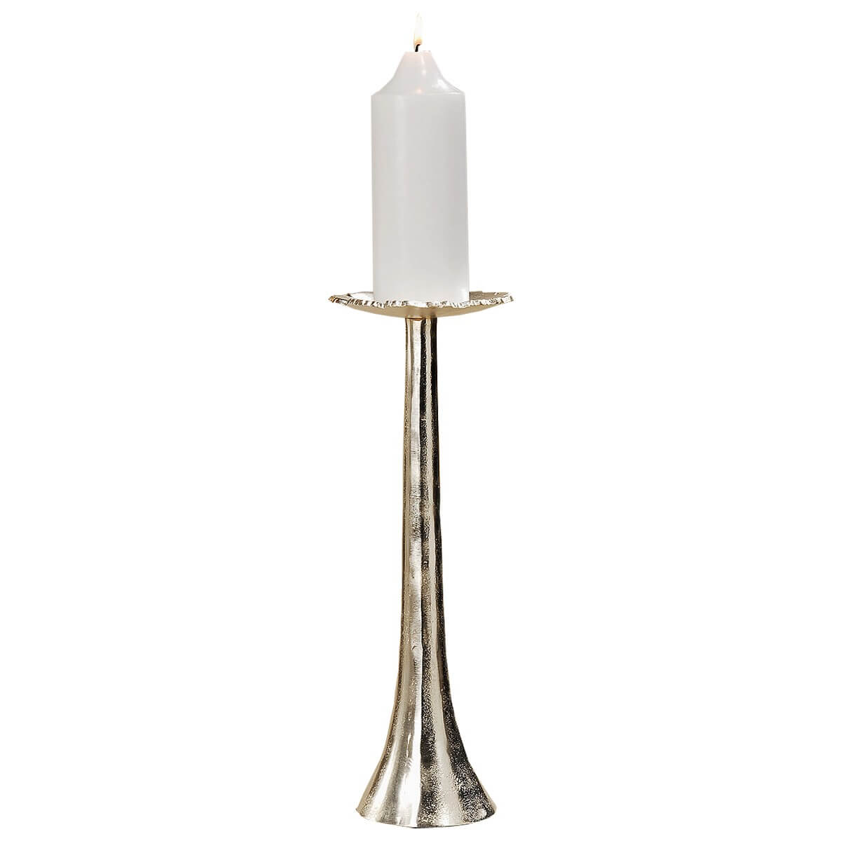 Kerzenleuchter 39 cm hoch in Silber