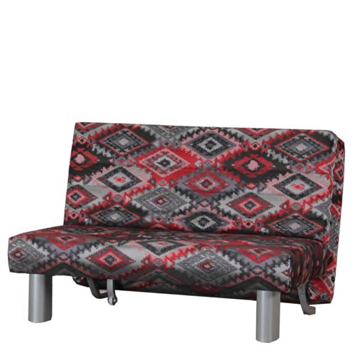 Schlafsofa Ayla in Rot-Grau gemustert Breite 120 cm Sitzplätze 2 Sitzplätze Pharao24