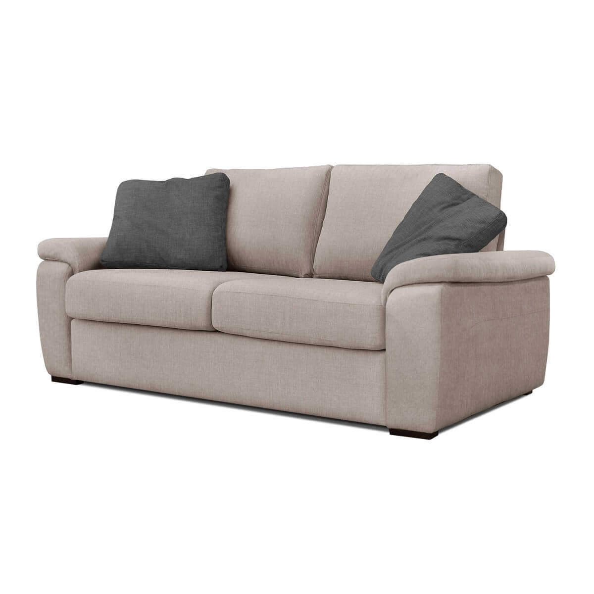 Sofa 2-Sitzer in Stoffgewebe Beige
