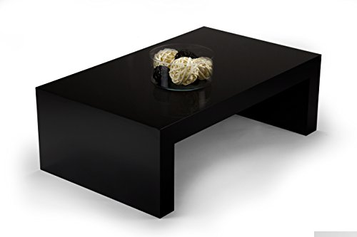 Tisch Couchtisch Beistelltisch Kaffeetisch Wohnzimmertisch schwarz Hochglanz mod. FIRST H30