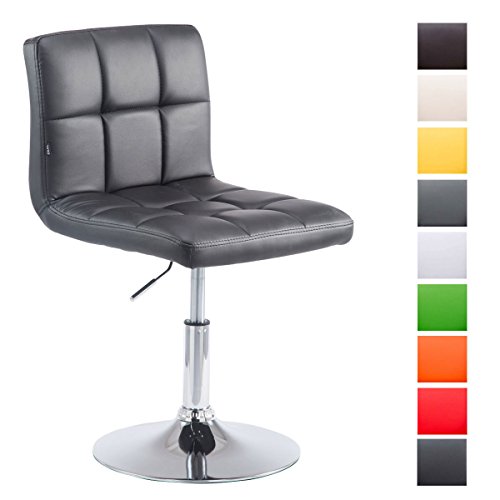 CLP Design Lounge-Stuhl PALMA V2 mit Kunstleder-Bezug, max. Belastbarkeit 135 kg, gepolstert, Sitz drehbar und höhenverstellbar
