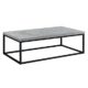 [en.casa] Couch-Tisch Design MDF - Beton-Optik - 110x65x35cm - Beistelltisch Wohnzimmer Deko Metall Gestell