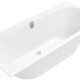 Villeroy & Boch Oberon 2.0 Duo rechteckige Badewanne, Einbau, Quaryl®, 1700 x 750 mm, UBQ170OBR2DV, Farbe: Stone White