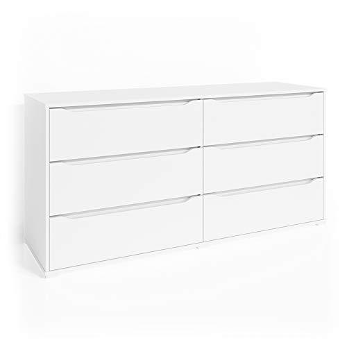 Vicco Sideboard Ruben, Weiß, 160 x 78 cm