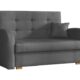 Mirjan24 Schlafsofa Viva Gold II mit Bettkasten, 2 Sitzer Polstersofa mit Schlaffunktion inkl. Kissen, Sofa, Sofagarnitur, Bettsofa, Wohnlandschaft, Farbauswahl (Kronos 22)