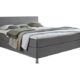 Atlantic Home Collection EDISON Boxspringbett Stoff, Liegefläche 180 x 200 cm, grau