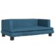 vidaXL Kindersofa, Couch für Kinder, Kindercouch mit runden Kanten, Kindersessel Minisofa Polstersofa Kindermöbel Sofa Kinderzimmer, Blau Samt