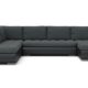 Ecksofa Tokio II mit Schlaffunktion! Best ECKSOFA! Eckcouch mit Bettkasten! Best! (Jasmine 96 + Soft 11 Links), 1.2D x 3W x 0.75H m