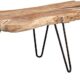 M2 Kollektion Tallus Couchtisch, Holz, Teak, 100 x 40 x 40 cm, Braun