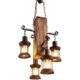 E27 Retro Pendelleuchte Holz Hängende Lampe Vintage Industrielle Hängeleuchte kreative antike Loft Pendellampe Persönlichkeit Esszimmer Kronleuchter Höhenverstellbar Eisen Glas Wohnzimmer Bar Lampe …