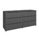 Vicco Sideboard Ruben, Anthrazit, 160.2 x 77.6 cm