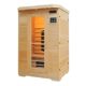 Ivar-2 LUXUS 2 Pers. Sauna Infrarotkabine & Infrarotsauna/Infrarot Wärmekabine + Radio + Ionizer + Leselampe ALL IN + 1750 Watt